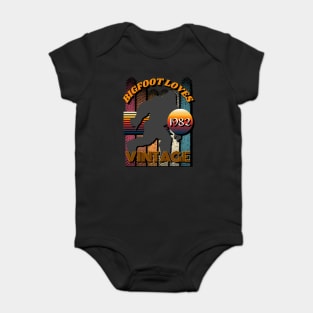 Bigfoot Loves Vintage 1982 Baby Bodysuit